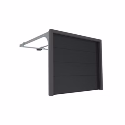 Porte Sectionnelle Manuelle StandardLine Linteau 100mm Lisse Gris Ral 7016 L3000xH2500 4M