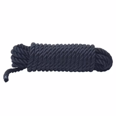 Corde noire polyester 10 mètres WERKA PRO