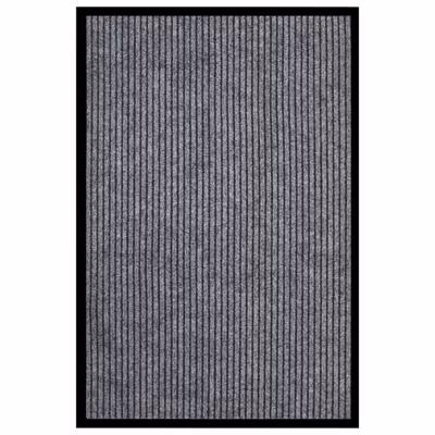 Paillasson rayé Gris 80×120 cm