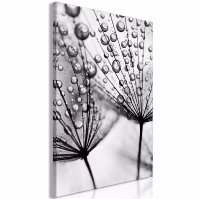 Tableau Fleurs Morning Dew (1 Part) Vertical 40×60 cm