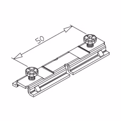 ECROU GALVA AVEC VIS POUR ATTACHE RIGIDE TUBE DEPRAT 62