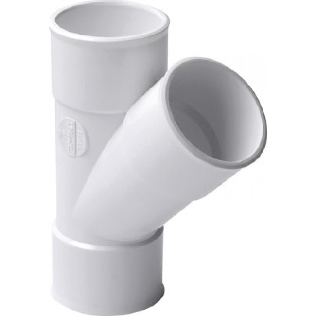Culotte PVC blanc 45° NICOLL