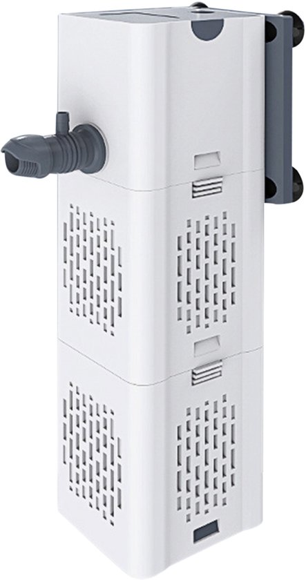 Filtre Intérieur Aquarium – 15W – 1000 L/H Débit d&rsquo;Air Réglable – Pour Aquariums jusqu&rsquo;à 80 cm – Silencieux et Puissant – Prise EU 220V
