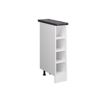 Vicco Etagère de cuisine Blanc 20cm , PT Anthracite