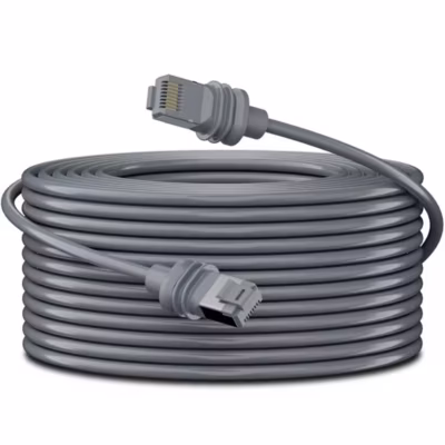 20m Elfcam – Câble Starlink Gen 3, Ethernet Cat6 26AWG, Intérieur/Extérieur, Rallonge pour Starlink Gen 3/Mini