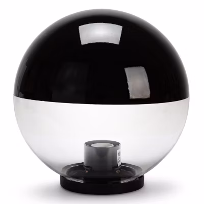 APOLUX: Sphère d&rsquo;extérieur en PMMA, 300mm, E27, « Half Moon »