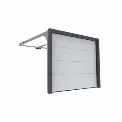 Porte Sectionnelle Manuelle StandardLine Linteau 100mm Lisse Blanc Ral 9016 L2400xH2500 4M
