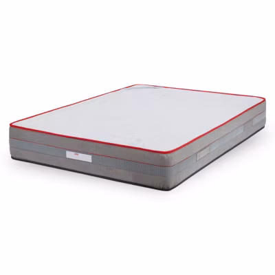 Matelas Zen – ressorts Bonnel et viscoélastique, 27 cm, 98 x 183 cm, garantie 3 ans.