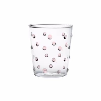 Zafferano Party Tumbler Verre Rose 45 Cl Set de 6 Pièces en Verre