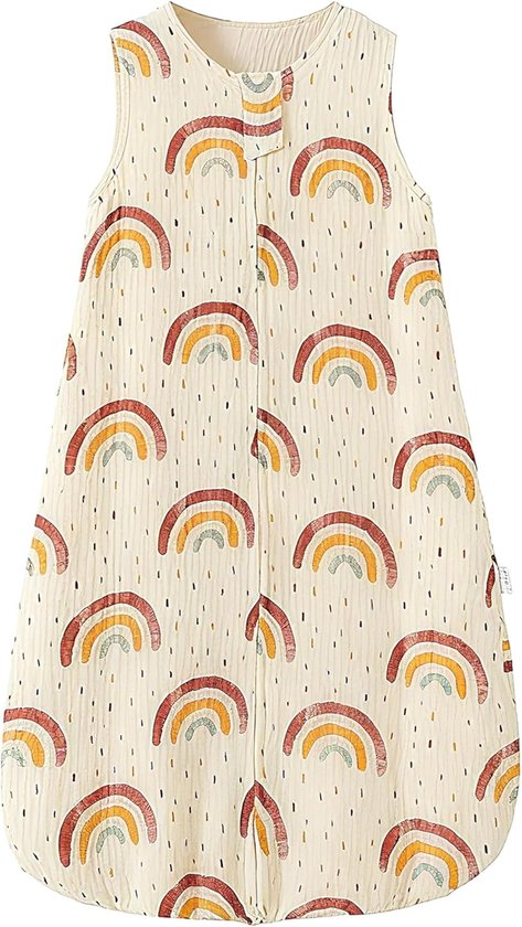 Gigoteuse pour bébé 1.0 Tog, portable, en coton et lin, convient aux nouveau-nés et aux bébés des deux sexes, style été, convient aux bébés de 0 à 12 mois.
