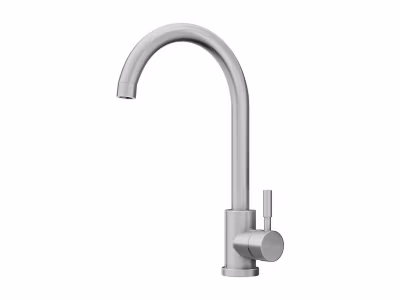 Robinet de cuisine en acier inoxydable – Gris – ROMILY