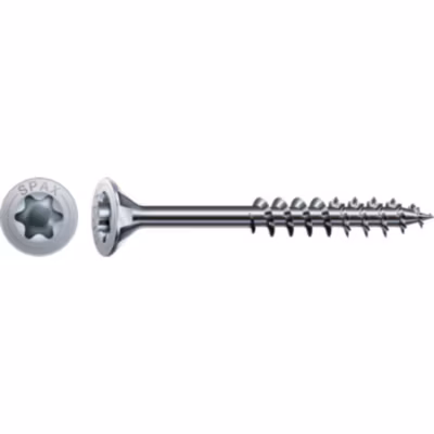 Vis agglo – Spax – Tête fraisée – TX – Acier – 4,5 x 42/70 mm – Gris – Boîte de 500