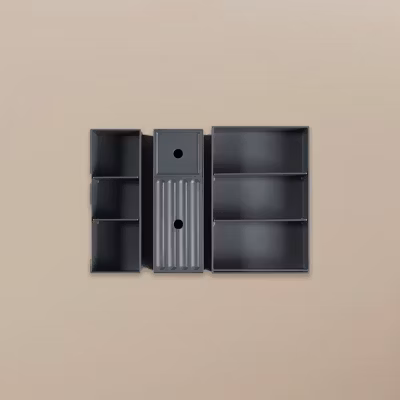 Rangement séparateur plastique salle de bain organiseur tiroir