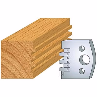 Jeu de 2 Fers Profilés Acier HT 40 x 4 mm – N 076 Bouvetage – Outil de menuiserie – Diamwood