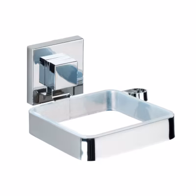 Porte sèche-cheveux en acier inox Quadro
