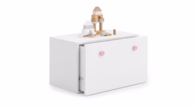 Coffre à jouets Inga – Espace de rangement sûr et élégant pour la chambre d&rsquo;enfant