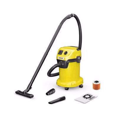 Aspirateur eau et poussiere KARCHER WD 3 P V-19/4/20 – Cuve polypropylene 19 L – 1000W Prise electroportative