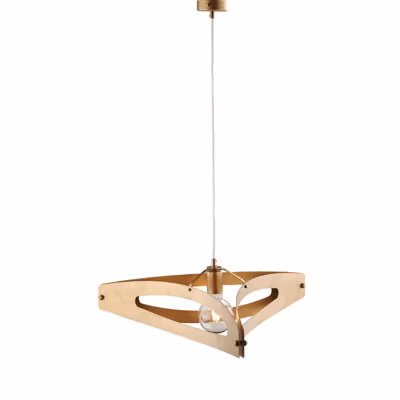 Suspension Onyx fer noir, finition laiton bruni, déco dorée antique, câble réglable, 1 lumière, design industriel