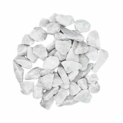 PACK 200kg Gravier de Marbre Blanc de Carrare 9/12 mm (8 Sacs x 25kg) – Livraison STANDARD