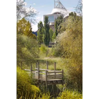 Tableau sur toile jardins jean-marie pelt metz 45×65 cm Fabriqué en France
