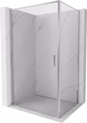 Mexen Exo cabine de douche à charnière 85 x 110 cm, transparent, chrome – 817-085-110-01-00