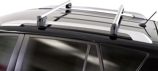Galeries de toit adaptées pour Volkswagen Caddy – Caddy Maxi (2K) 2015-2020 Menabo Sherman XL argent