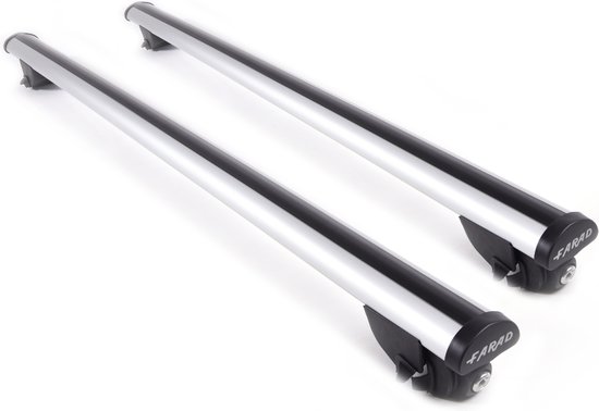 Galeries de toit sur mesure pour Chevrolet Spark à partir de 2010 barres de toit ouvertes – Aluminium – Capacité de chargement élevée 100kg – Merk Farad
