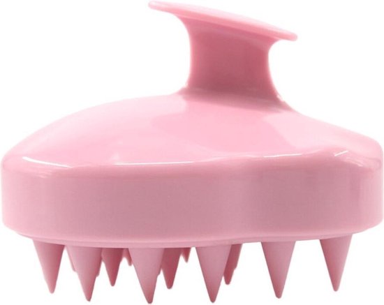 Finnacle – Brosse à cheveux – Rose clair – Antipelliculaire – Brosse de massage en Siliconen – Brosse antipelliculaire – Soins capillaires – Cheveux sains – Croissance des cheveux – Élimine les flocons du cuir chevelu