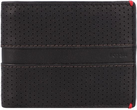 FOSSIL Porte-monnaie Rennsport Bifold With Flip ID Black Noir