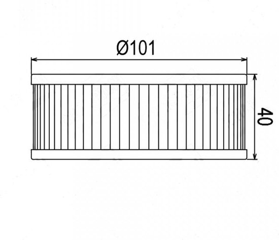 Filtre à huile Nypso pour Moto Yamaha 1300 XVZ 1985 à 1993 équivalent COF046 Neuf