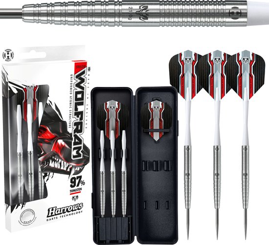 Flèches de fléchettes en tungstène Harrows 97% – 23 grammes