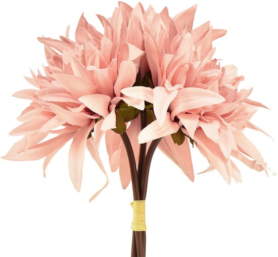Fleurs décoratives dahlia art rose fleur Ø15cm L28cm 3 pcs