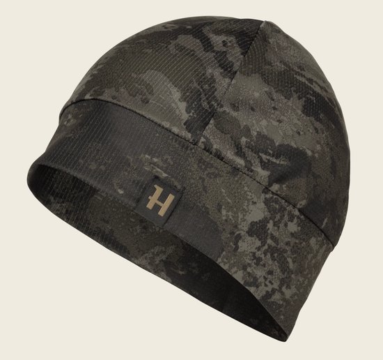 Härkila NOCTYX camo beanie Bonnet d&rsquo;extérieur Bonnet scandinave Bonnet de chasse Camo Taille unique