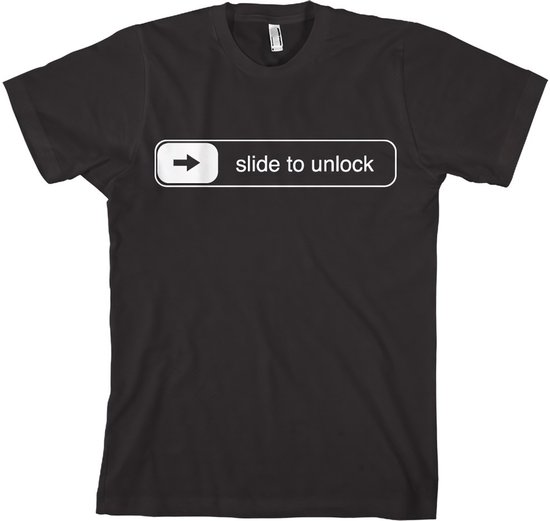 GEEK – T-Shirt Slide to Unlock (M)