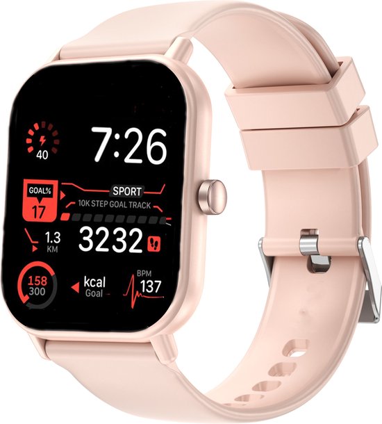 Fitgreat Grand 7 – Montre Connectée Femme – Homme & Enfants- Rose