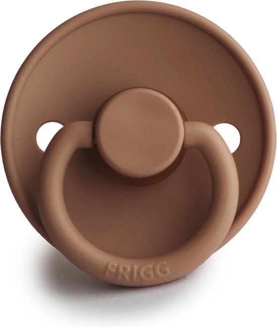 FRIGG Sucette taille 1 – 0-6 mois – Peach Bronze – Caoutchouc naturel