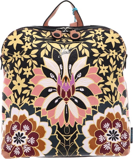 Gabs Cuir Sac à dos de loisirs Sac à dos Brigitte TG Wallpaper + Ruga Backpack Liberty Multicolore
