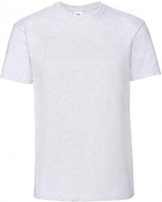 Fruit Of The Loom T-shirt Premium pour hommes Ring Spun (Ash)