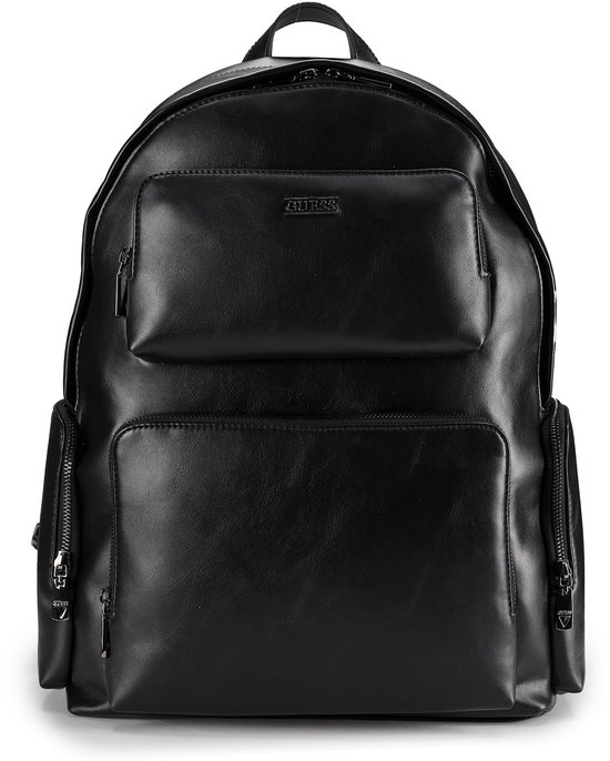 GUESS sac à dos de loisirs pour ordinateur portable Boston Backpack Black noir