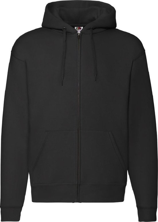Fruit Of The Loom Sweat à capuche / sweat à capuche zippé pour homme (Zwart)