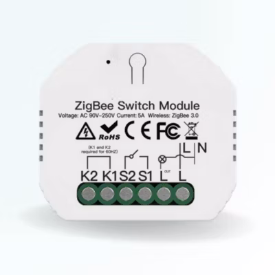 Module interrupteur connecté 5a – zigbee – sans neutre