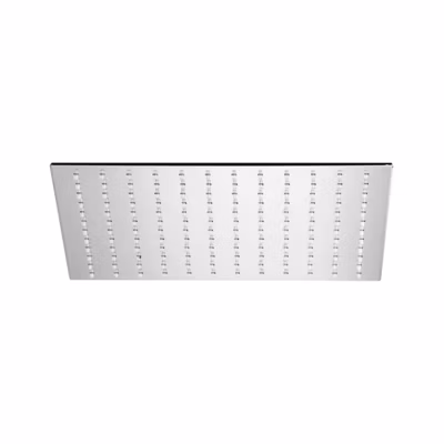 AGHE Pomme de douche carrée en métal slim chromé 400x400mm – THERMADOR – SF114ACR