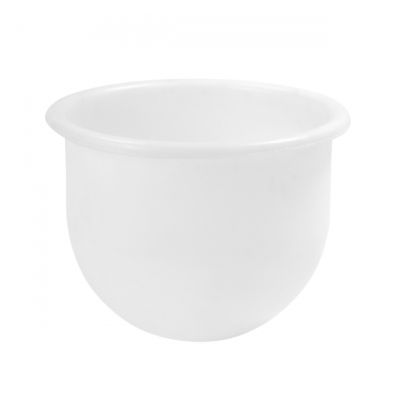 Bac grand volume hémisphérique 75 L – blanc