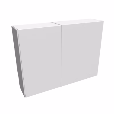 Cache nourrice plomberie ATOLE en acier Blanc – Largeur réglable – Taille 1