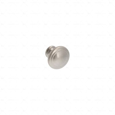 Boutons pour meubles en zamac Diamètre 25 Vernis nickel satiné