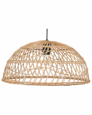 Lampe suspension RAVINE Rotin Naturel