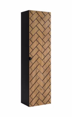 Meuble colonne suspendu de salle de bain MADIS CHÊNE 35 X 136 cm B