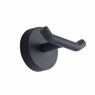 Porte-Manteau Violetta Acier Inoxydable Noir Mat Fixation Murale