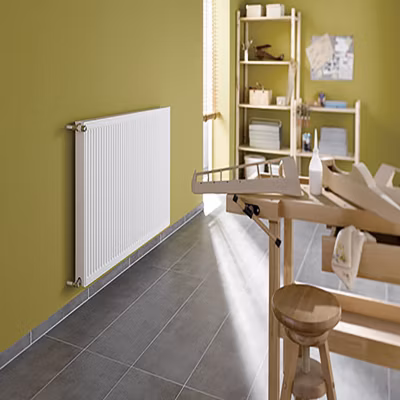 Radiateur acier eau chaude – Type 22 – Hauteur 400mm – Largeur 400mm – 483 Watt – FK0/22/400/400