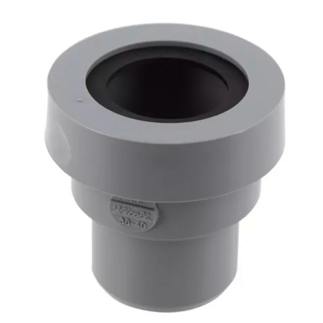 Manchon pvc mâle-femelle à joint pour sortie appareil sanitaire NICOLL